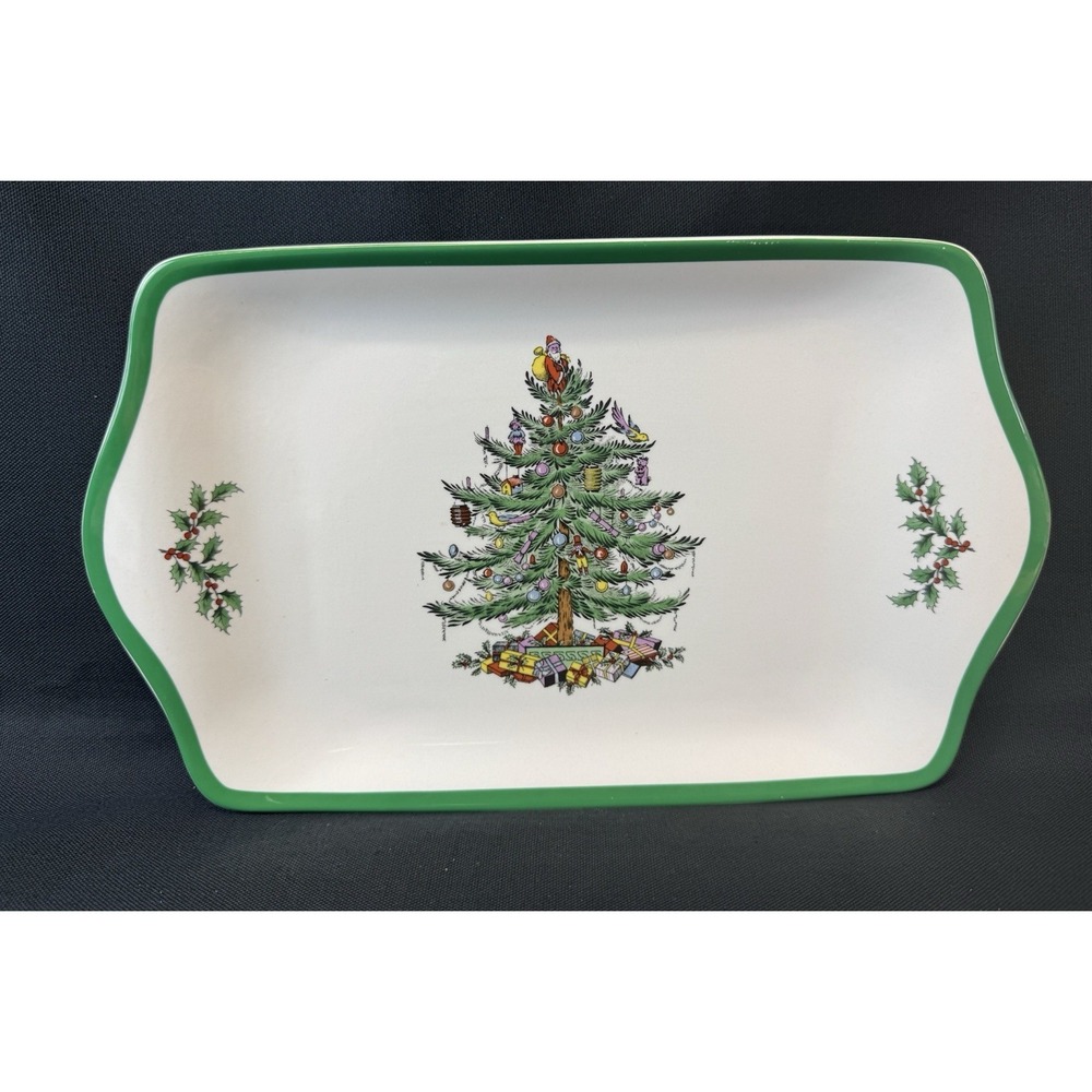 Spode Christmas Tree 12" Rectangular Tray S3324-AI